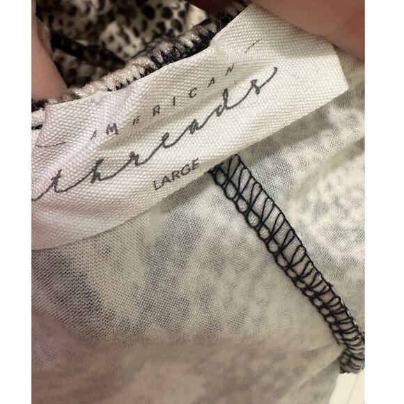 American Thread brown animal print halter romper size large - Picture 3 of 11